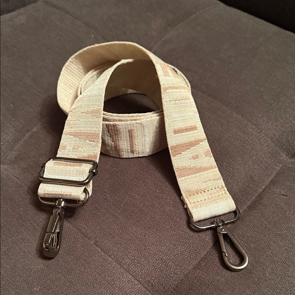 Steve Madden Beige and Tan Bag Strap